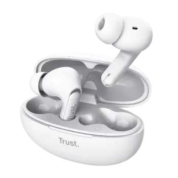 Dëgjuese Trust Yavi Bluetooth, të bardha