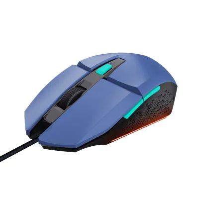 Maus TRUST GXT 109 FELOX, 400 DPI, USB, i kaltër - 2