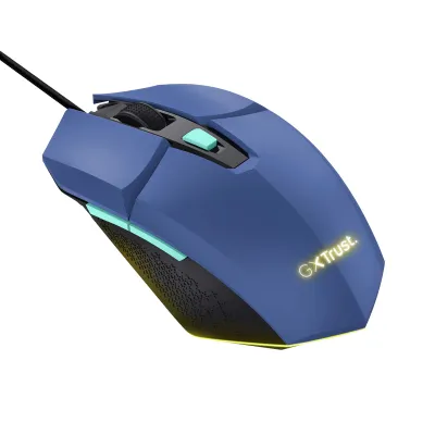 Maus TRUST GXT 109 FELOX, 400 DPI, USB, i kaltër - 3