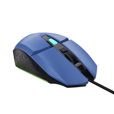 Maus TRUST GXT 109 FELOX, 400 DPI, USB, i kaltër - 4