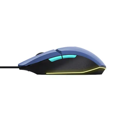 Maus TRUST GXT 109 FELOX, 400 DPI, USB, i kaltër - 5