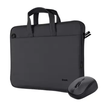 Set çantë dhe maus Trust Bologna, 16”, i zi