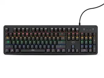 Tastierë Trust Gaming GXT 863 Mazz, Mechanical, e zezë