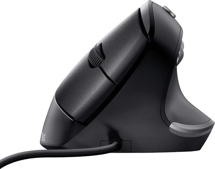 Maus Trust Ergo, me kabllo, USB, i zi - 2