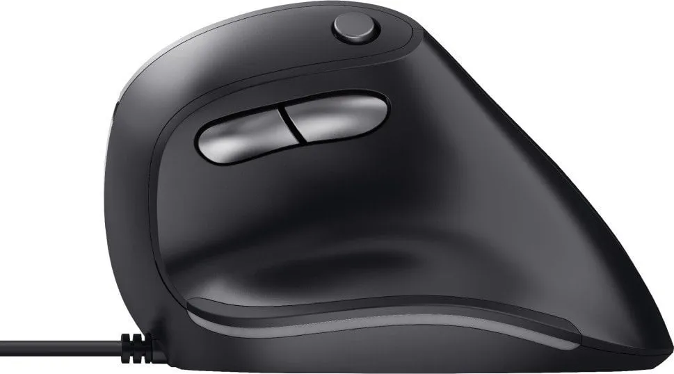 Maus Trust Ergo, me kabllo, USB, i zi - 3
