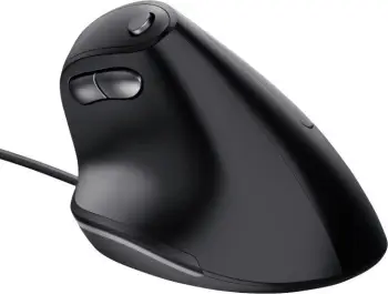 Maus Trust Ergo, me kabllo, USB, i zi