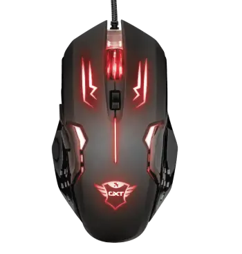 Maus gaming Trust Rava GXT108, 6D 2000DPI, RGB, i zi
