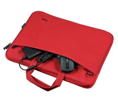 Çantë dore për laptop Trust Bologna, 16", e kuqe - 6