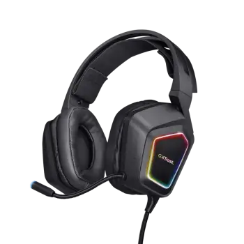 Kufje Gaming Trust GXT450 / Blizz 7.1 / RGB / USB / E zezë