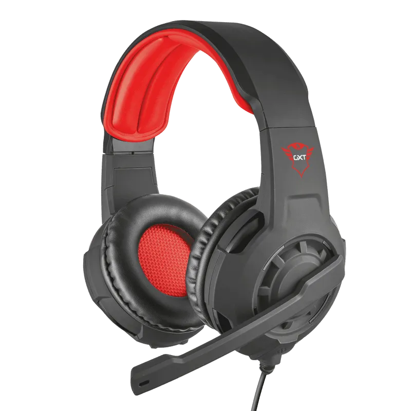 Kufje Gaming TRUST GXT 310 / RADUS / Over-Ear / E zezë dhe E kuqe - 1
