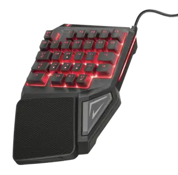 Tastierë Gaming Trust GXT 888 Assa / Mekanike / RGB / Me kabëll 1.8m / Anti-Ghosting / 438 x 150 x 35 mm / E zezë