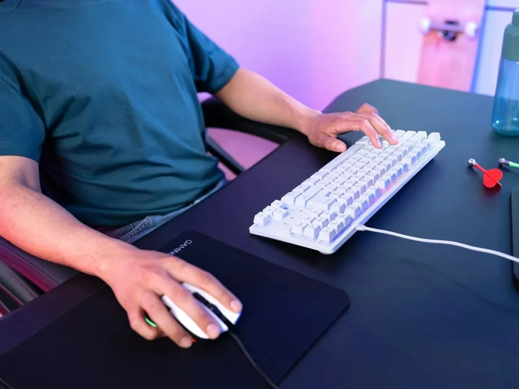 Tastierë gaming Trust GXT 833W Thado, USB, QWERTY, Anglisht, e bardhë - 7
