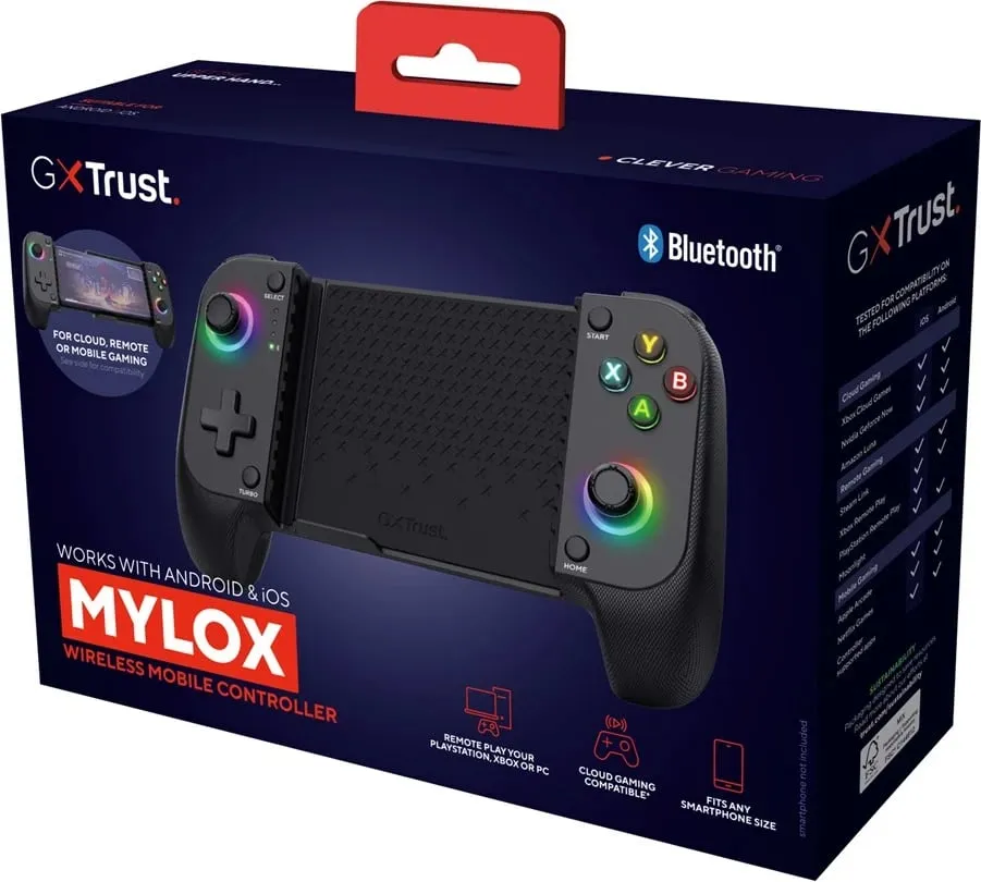 Gamepad Trust GXT 735 Mylox, Bluetooth, për Android/iOS, i zi - 9