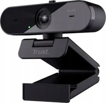 Webkamera Trust TW-250 QHD Eco, 2K, me mikrofon, e zezë