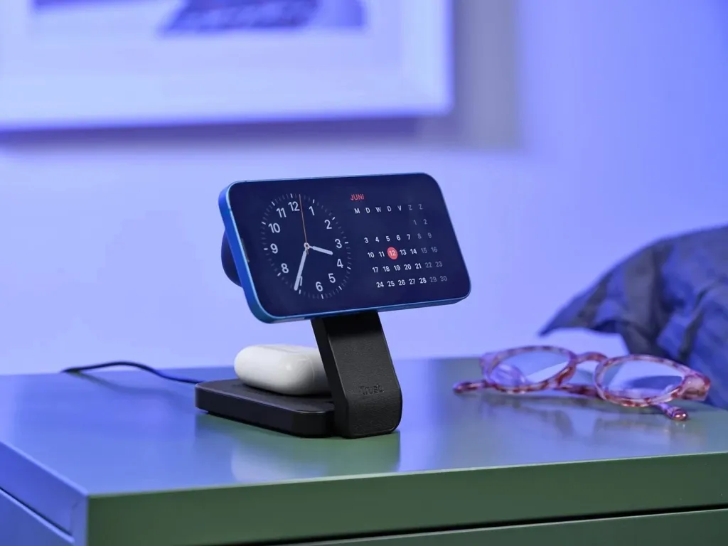 Karikues wireless Trust Viro, për kufje, celular, smartwatch, i zi - 11