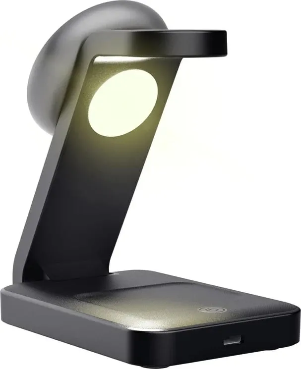 Karikues wireless Trust Viro, për kufje, celular, smartwatch, i zi - 3