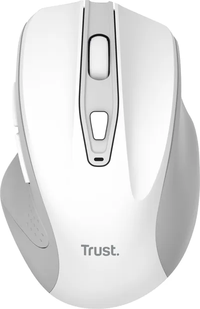 Maus wireless Trust Nito Silent, me klikime të qeta, i bardhë - 1