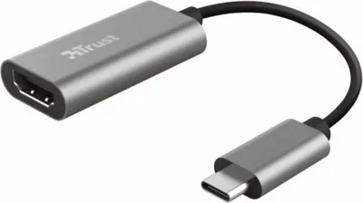 Kabllo përshtatëse Trust Dalyx, USB-C - HDMI, e argjendtë - 1