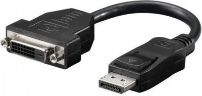 Përshtatës OEM DisplayPort - DVI-D (69873), i zi - 1