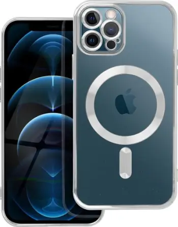 Futrollë telefoni OEM Electro Case për iPhone 12 Pro, MagSafe, argjendtë