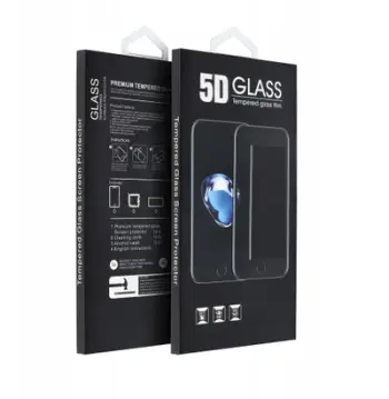 Xham mbrojtës 5D për ekran Xiaomi Redmi Note 13 Pro Plus 5G, transparencë e plotë, ngjitje e plotë, i zi