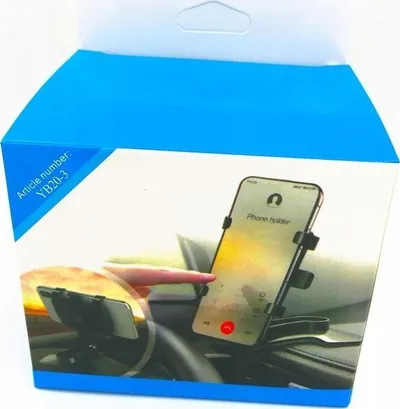 Mbajtëse multifunksionale për veturë OEM TC-060, për telefon, e zezë - 4