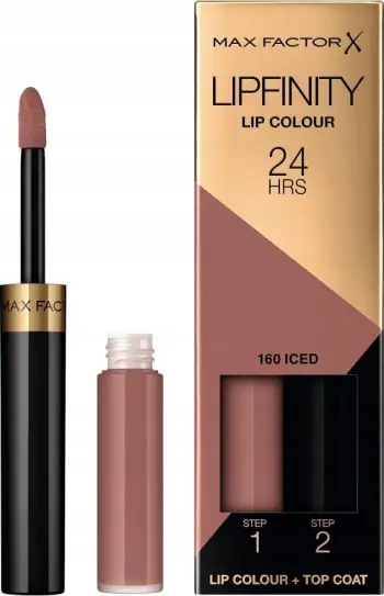 Buzëkuq Max Factor Lipfinity, 160 Iced 2.3 + 1.9 ml