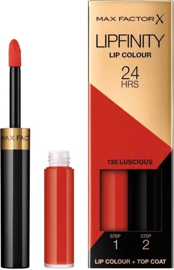Buzëkuq Max Factor Lipfinity Lip Colour, i qëndrueshëm, ngjyrë e kuqe