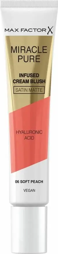 Blush krem Max Factor Miracle Pure 06 Soft Peach, 15ml, pjeshkë