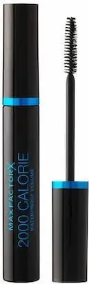 Maskarë Max Factor 2000 Calorie Waterproof Volume për femra Black/Brown 9ml