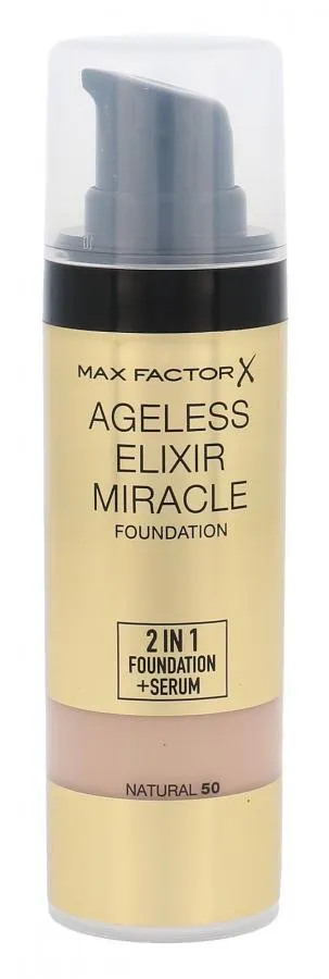 Krem pudër Max Factor Ageless Elixir Miracle 2in1, Natural 50, 30 ml - 1