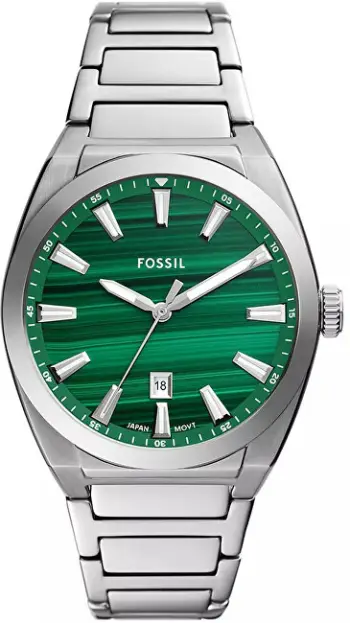 Orë dore për meshkuj Fossil Everett FS6056, e argjendtë
