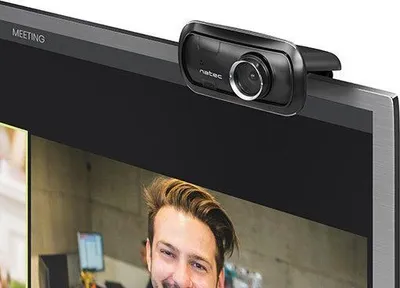 Kamera web Natec Lori, Full HD 1080p, USB, e zezë - 4