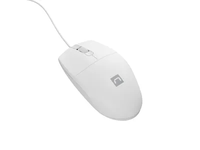 Maus Natec RUFF 2, 1000 DPI, USB 2.0, i bardhë - 4