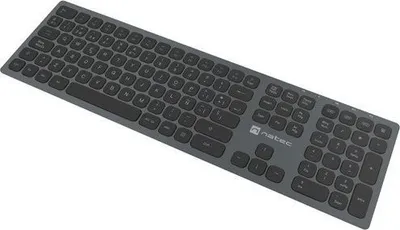 Tastierë Natec Dolphin NKL-1830, RF Wireless + Bluetooth, QWERTY, e zezë/e hirtë - 5