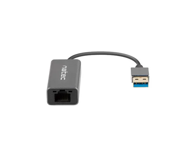 Kartë rrjeti Natec Cricket, USB-A, 1GB/s, e hirtë - 4