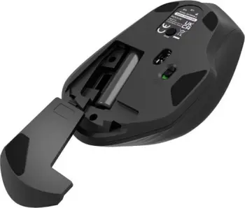 Set tastierë dhe maus Natec Octopus 2, Bluetooth + 2.4GHz, 1600 DPI, i zi