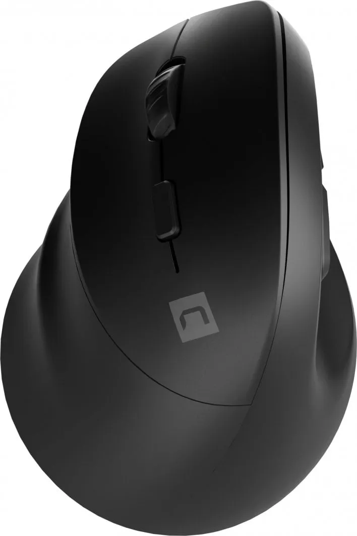Maus Natec CRAKE, për majtakë, wireless, Bluetooth, USB, i zi - 1