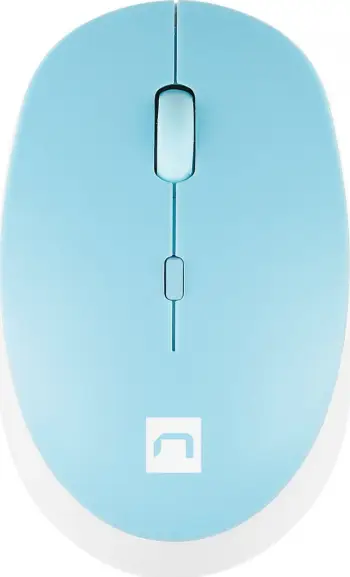 Maus Natec Harrier, wireless, Bluetooth, i bardhë dhe i kaltërt