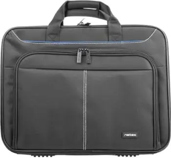 Çantë dore për laptop Natec DOBERMAN, 15.6", e zezë