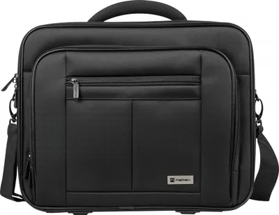 Çantë dore për laptop Natec Boxer, 15.6", e zezë - 1