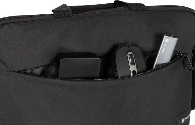 Çantë dore për laptop Natec GOA, 15.6", e hirtë / e zezë - 4