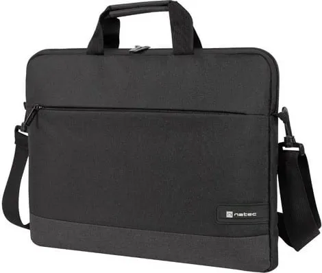 Çantë dore për laptop Natec GOA, 15.6", e hirtë / e zezë - 8