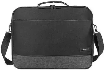 Çantë messenger NATEC Impala 2, për laptop 15.6", poliestër, e zezë/gri
