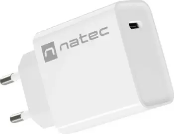 Karikues rrjeti Natec Ribera NUC-2059, 20W, USB-C 3A, i bardhë
