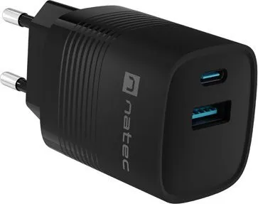 Karikuesi NATEC RIBERA GAN, 1X USB-A + 1X USB-C 30W, i zi - 5