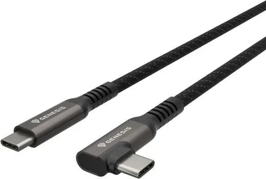 Kabllo USB-C Natec Genesis NVC-2218, 3.2 Gen 2, 3m, 10Gb/s, PD 60W, E zezë/Gri - 1
