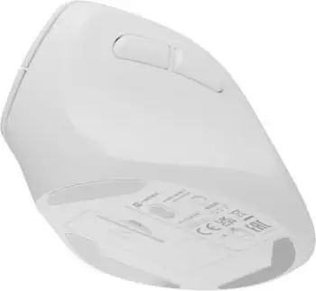 Maus NATEC Crake 2, wireless, Bluetooth + RF, 2400 DPI, i bardhë