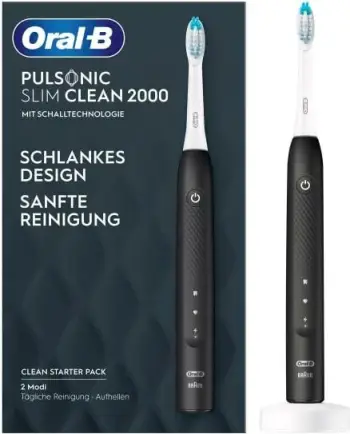 Furçë dhëmbësh elektrike Braun Oral-B Pulsonic Slim Clean 2000, e zezë