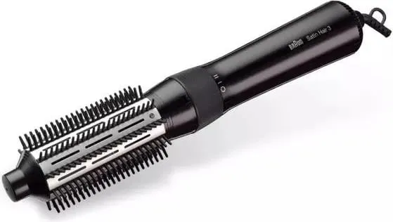 Brushë stiluese për flokë Braun 3 AS330E, 400 W, e zezë - 2